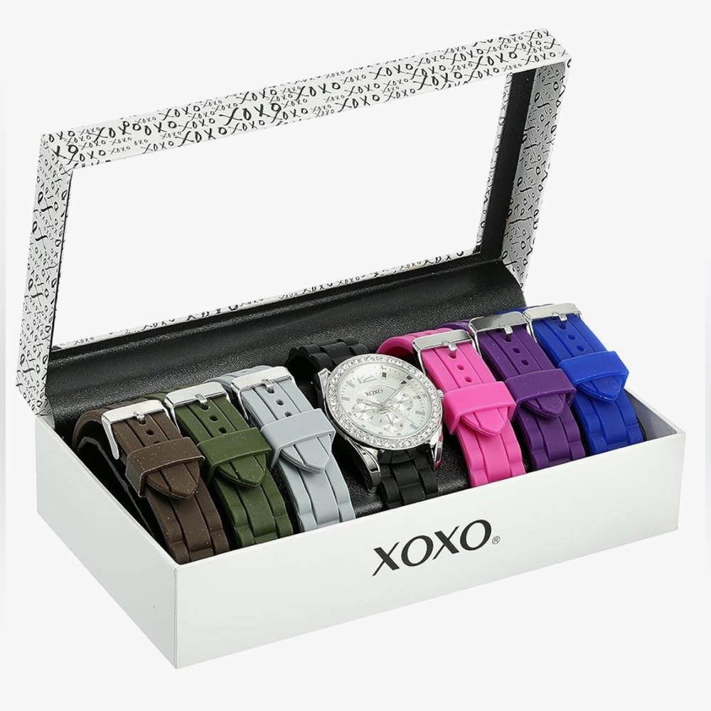 Rhinestone studed XOXO Watch Set - Picture 4 of 4